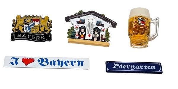 Magnet, Bayernmotiv, für den Kühlschrank oder Metalloberflächen.