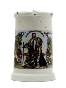 Vexierkrug mit Löchern König Ludwig II.