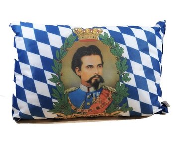 Kissen König Ludwig II, Größe 28 x 40 cm