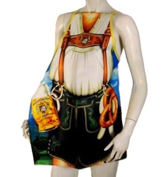 Lederhosen-Schürze für den Mann